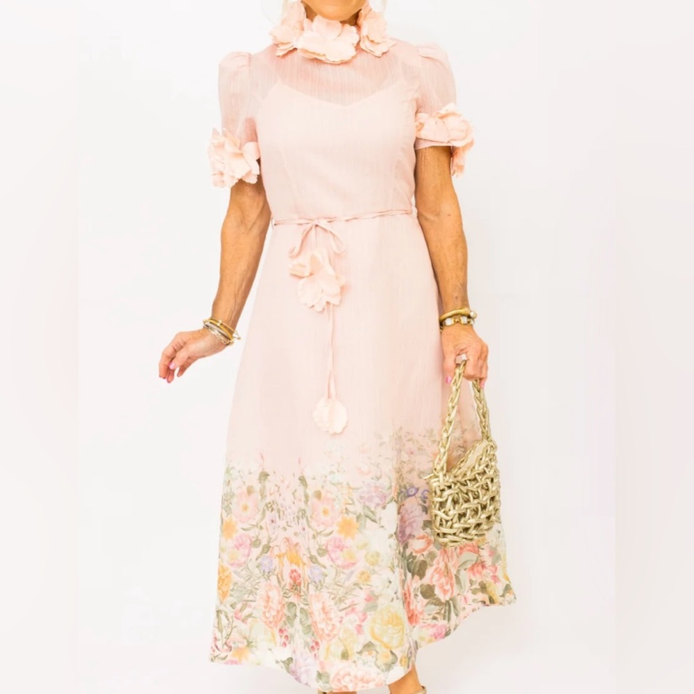 Pink Floral Dress